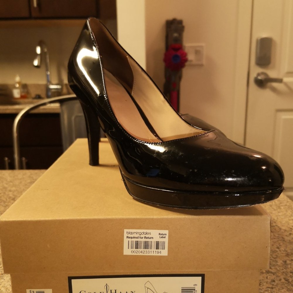 Cole Haan Chelsea Pump High Heels - US 8 B, Black